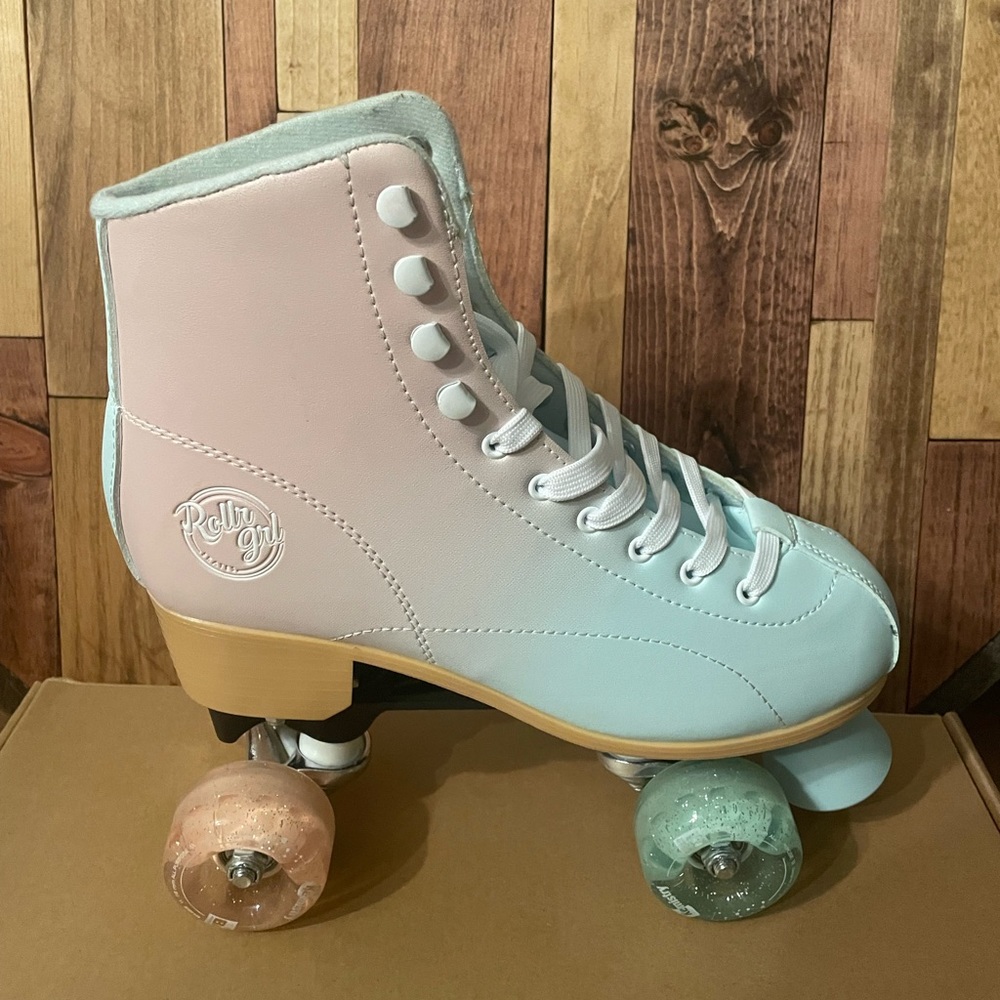 Rollr Grl Skates. Lilly-Blue/Pink. Size 10